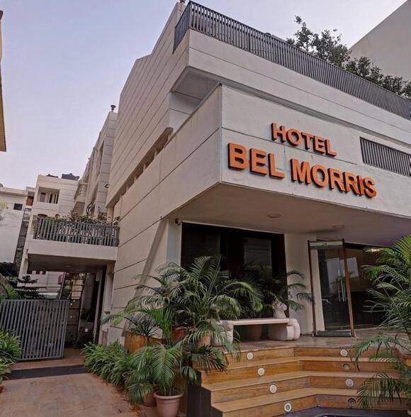 Hotel Bel Morris New Delhi Exteriör bild
